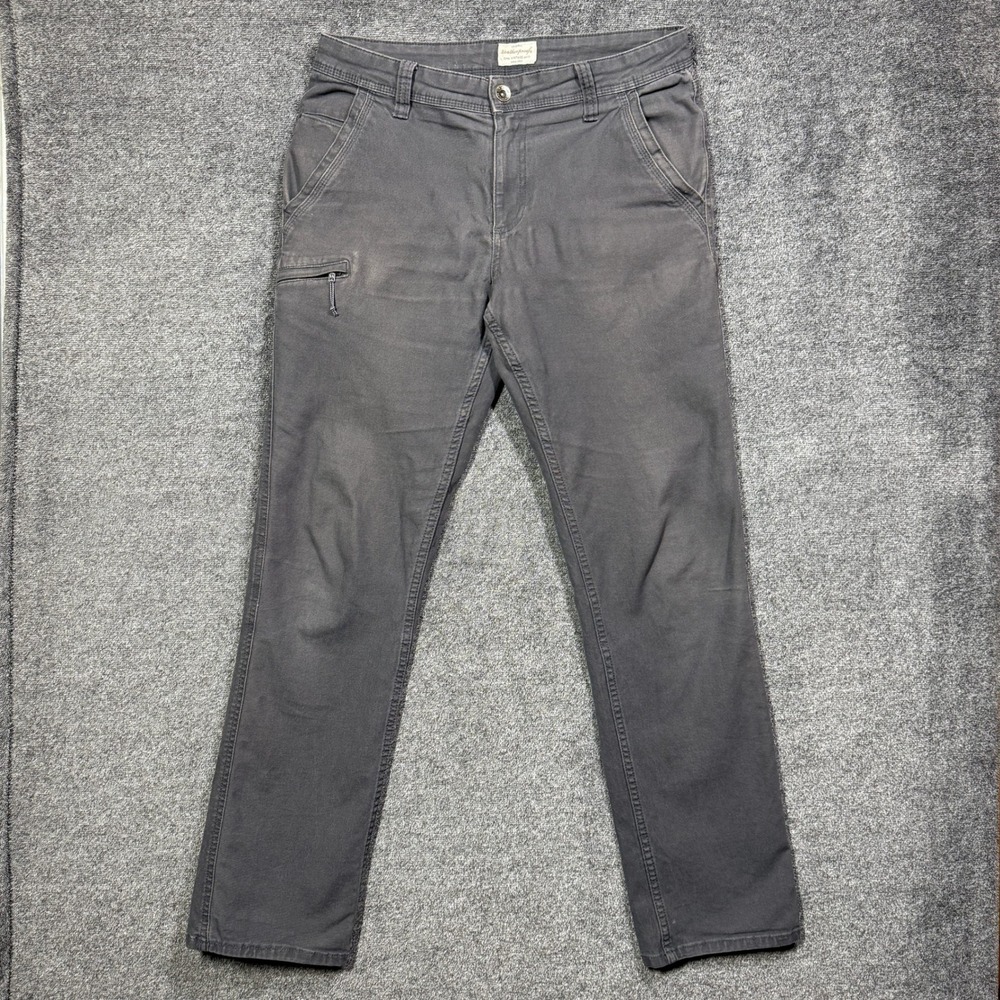 Weatherproof Vintage Pants Mens 32x34 Relaxed Fit Utility Gray Cotton Blend